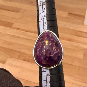 Purple turquoise Ring